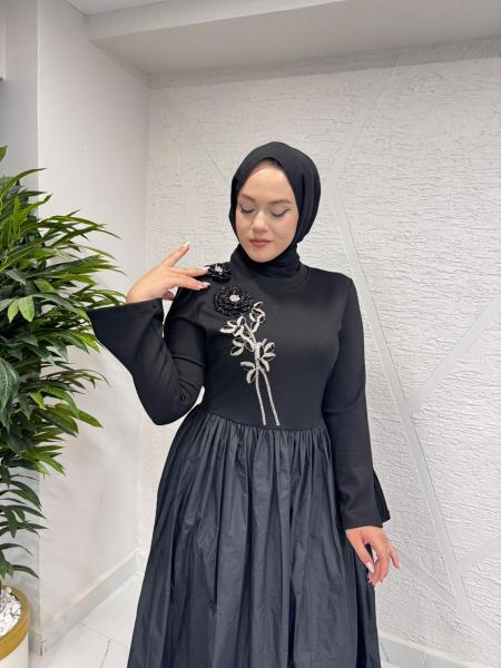 MISSEMRAMISS 4902 ELİSİA ELBİSE SİYAH