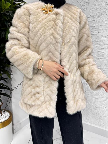 MISSEMRAMISS 4956 SOLYA KÜRK KAP VİZON