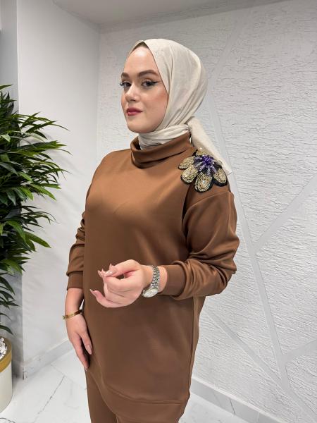 MISSEMRAMISS 5023 SILENZA SCUBA TAKIM KAHVERENGİ