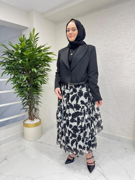 MISSEMRAMISS 5345 EVORA CEKET SİYAH