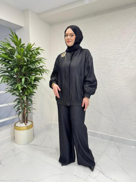 MISSEMRAMISS 5190 SOFT GLAM TAKIM SİYAH