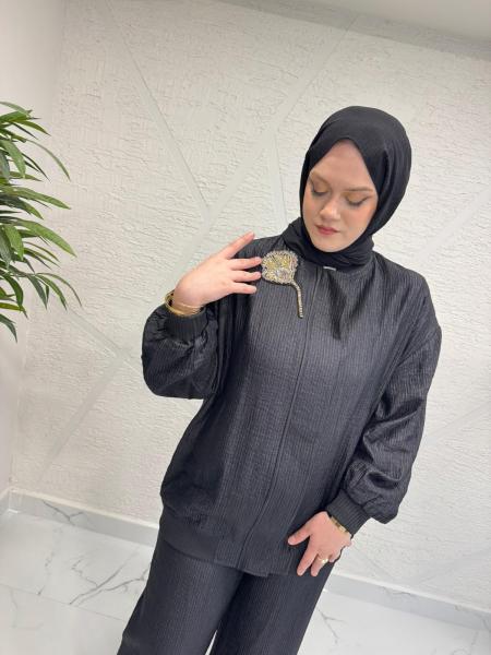 MISSEMRAMISS 5190 SOFT GLAM TAKIM SİYAH