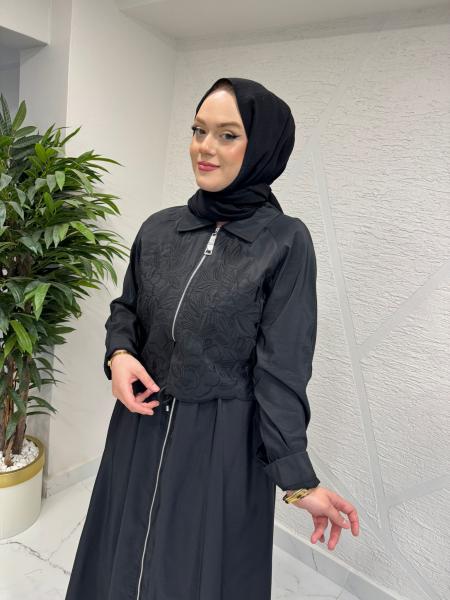 MISSEMRAMISS 5195 GRACE CUT ELBİSE SİYAH