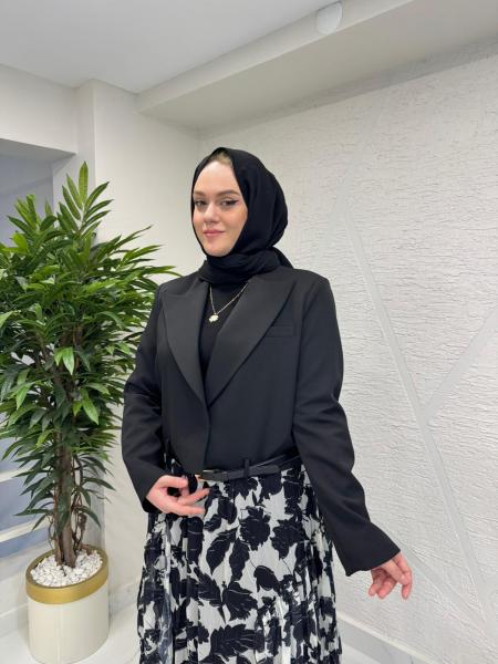 MISSEMRAMISS 5345 EVORA CEKET SİYAH