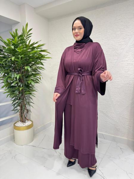 MISSEMRAMISS 5357 MSSM TAŞLI UZUN HIRKA MÜRDÜM