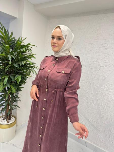 OTTO 5421 ÖNÜ DÜĞMELİ ELİBSE BORDO