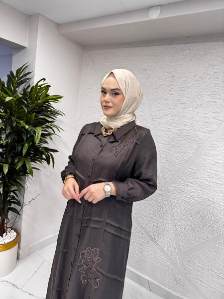 LISSMORE 6001 ELBİSE KAHVERENGİ