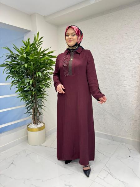 LISSMORE 6046 ELBİSE BORDO