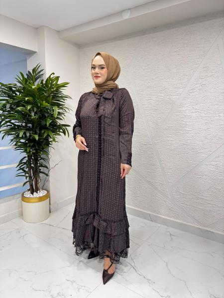 LISSMORE 6148 ELBİSE KAHVERENGİ