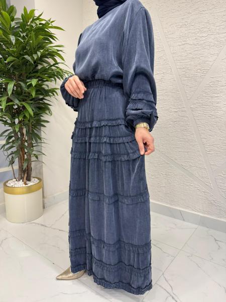 QASHE 6373 İKİLİ TAKIM MAVİ