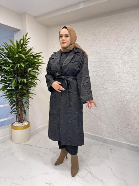 CEREMONY 6824 BELDEN KEMERLİ SANTAN KAP SİYAH