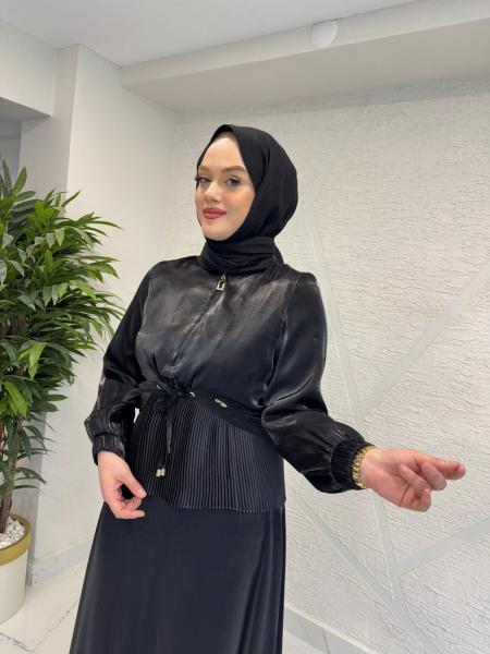 OTTO 7434 CEKET ALTI PİLSELİ TAKIM SİYAH