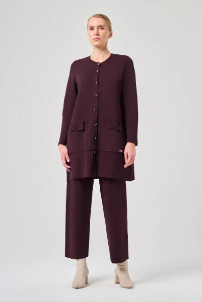 MİSSA MERSERİZE ÇELİK ÖRGÜ PANTOLON TAKIM KARADUT