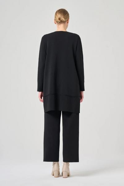 MİSSA MERSERİZE ÇELİK ÖRGÜ PANTOLON TAKIM SİYAH