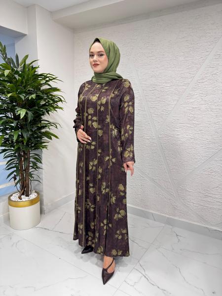 LISSMORE 6115 KAHVERENGİ ELBİSE