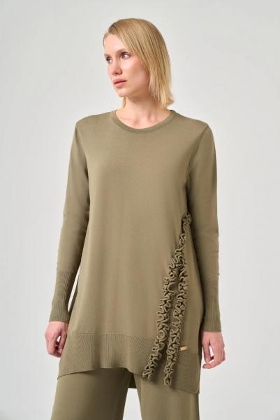 MİSSA SOĞUK İP FIRFIR TUNİK HAKİ