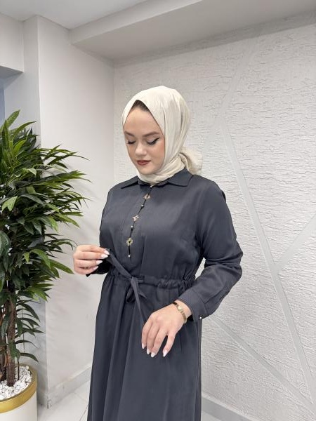 FUAT GÜRŞEN 4102 ELBİSE SİYAH