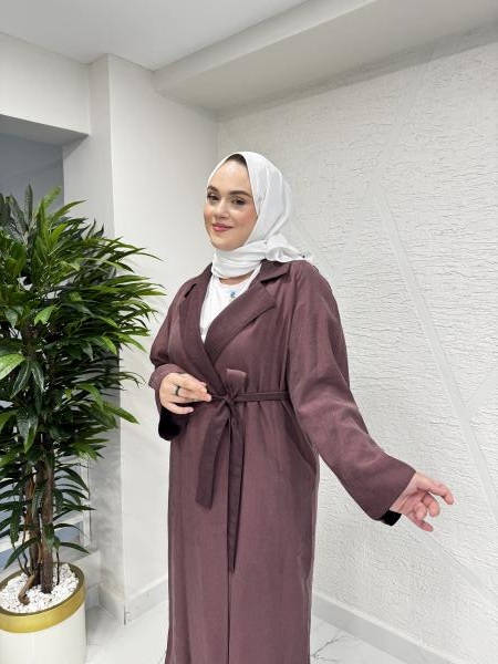 CEREMONY 5895 İÇİ DUBAI DIŞI PASION ÇİFT TARAFLI KAP KAHVERENGİ