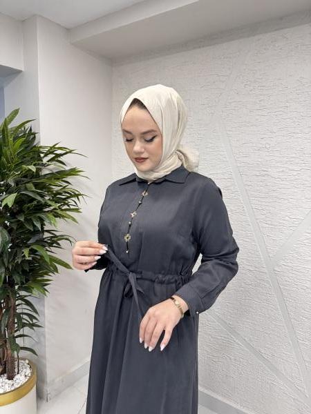 FUAT GÜRŞEN 4102 ELBİSE SİYAH