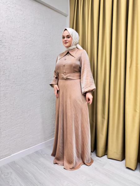 GAZELLA 44140 ABİYE ELBİSE BRONZ
