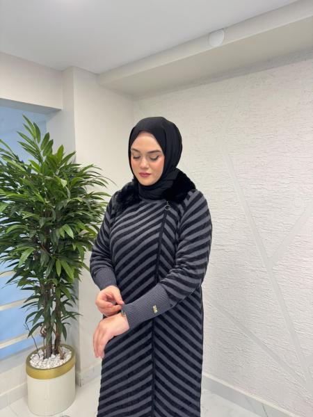 MİSSA YUMOŞ MERSERİZE HIRKA ANTRASİT
