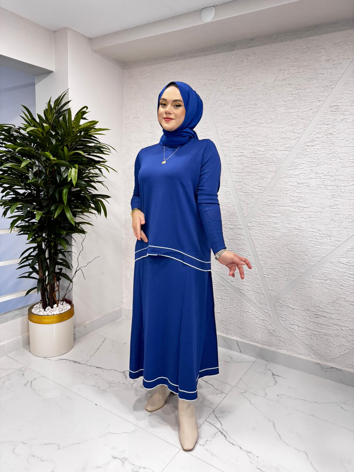 MİSSA VALE TRİKO ETEKLİ TAKIM SAKS